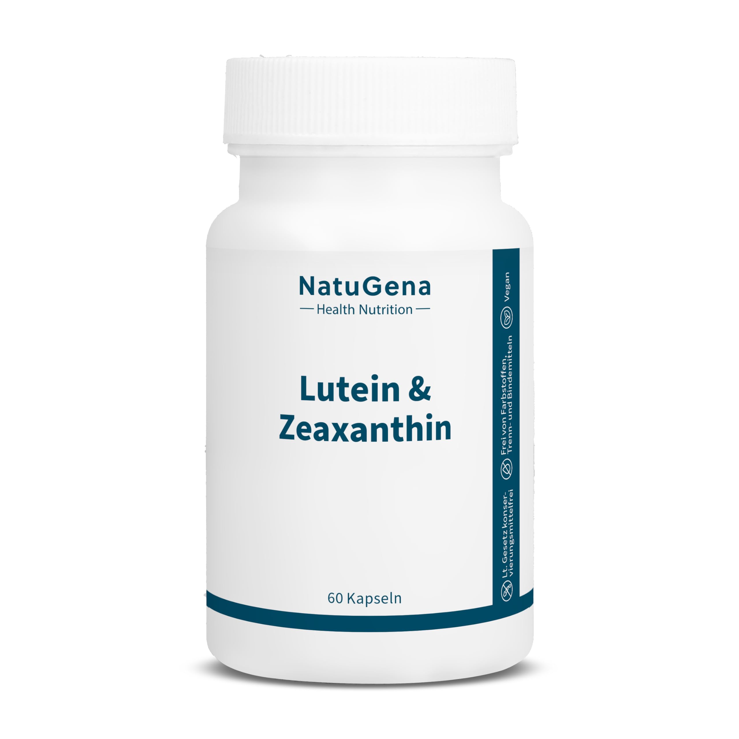 NatuGena Lutein & Zeaxanthin, aufrechten Studentenblume (Tagetes erecta), Carotinoide (sekundären Pflanzenstoffen), Vitamin A, 60 Kapseln (1 Monats Packung)