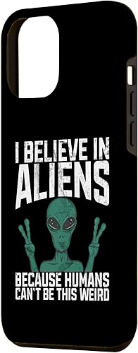 Miniatura 2 de iPhone 13 Pro Max I Believe In Aliens Because Humans Cant Be This Weird Space Case