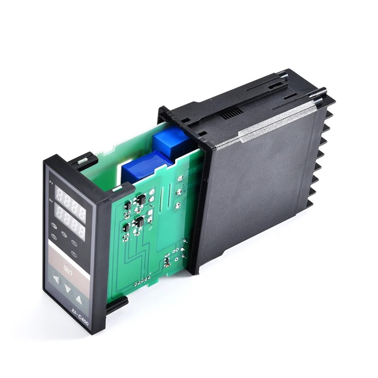temperaturregler Termostato Rex-c100 220v pt100 KJ Tipo termopar Entrada Universal SSR/Salida de relé regulador de Temperatura PID 1300 ℃(Rex-C900 SSR)
