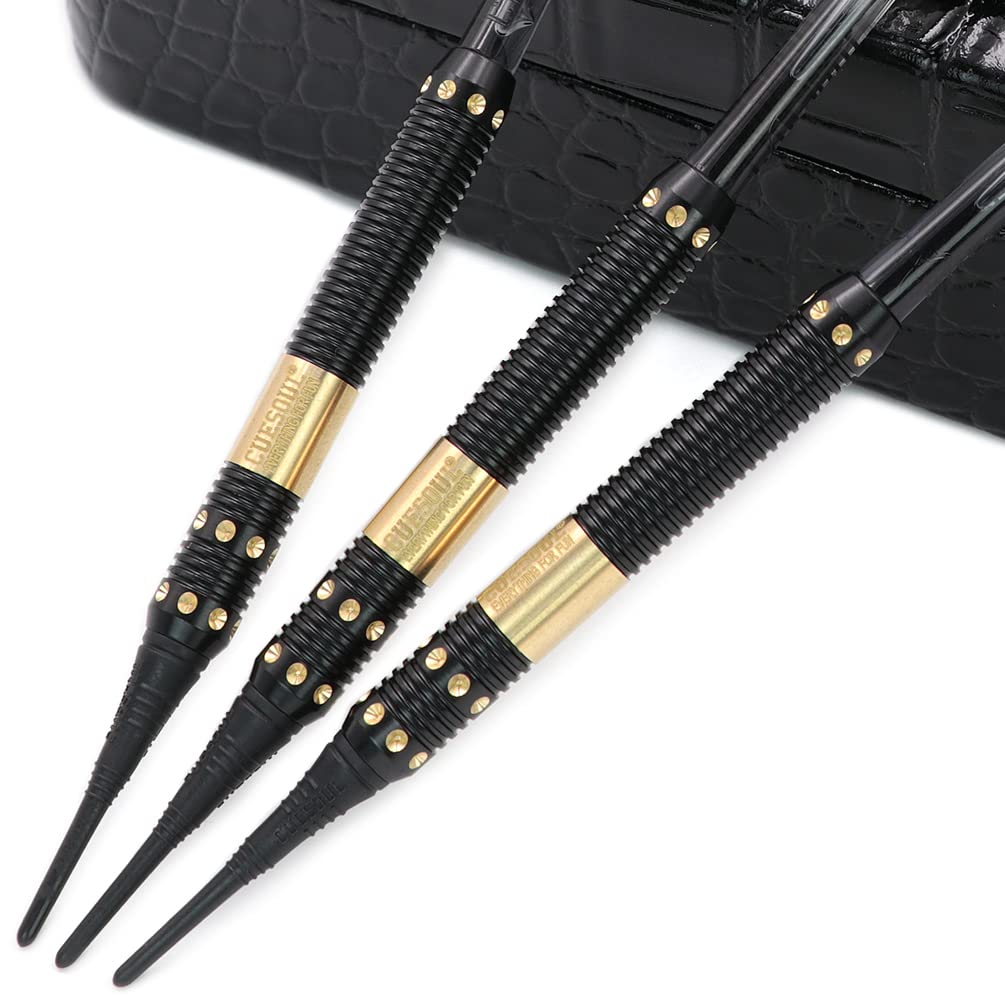 CUESOUL 16 Grams Deluxe Soft Tip Darts Set with Luxury Case£¨Dragon Series£©