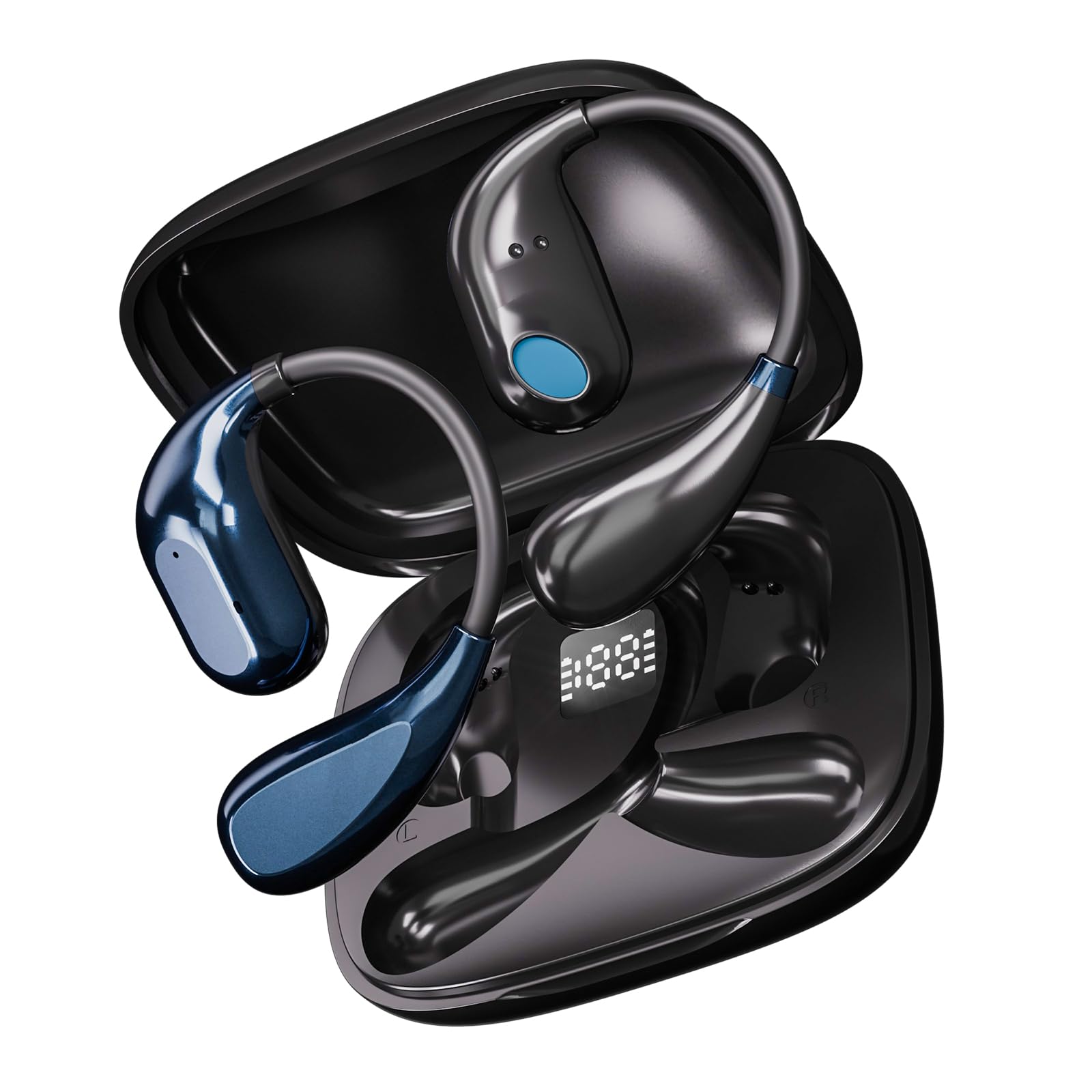 Real-Time Translator Earbuds - 150 Language Two-Way AI Translation Headset with Free Subscription App Support, ENC Noise Cancelling & 10H Playtime for