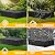 Velway Patio Furniture Cover Waterproof Outdoor Sectional Sofa Set Covers, All Weather Oxford Tear-Resistant Rectangular Table Chair Set Cover with Windproof Design, Large 126x63x28 Inch, Black
