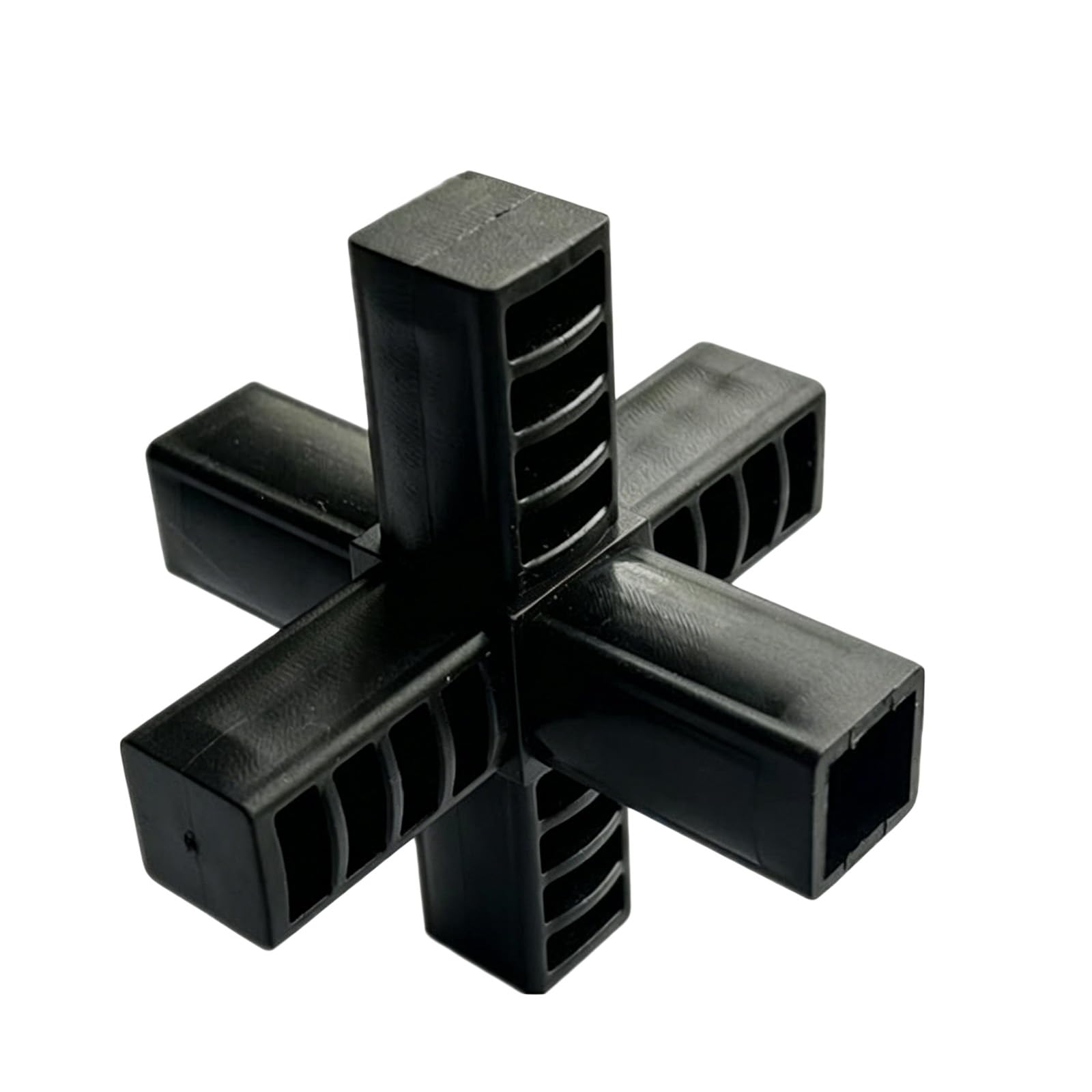 Elnwnnkc 20X20 6Ways Aluminum Alloy Joint Square Tube Connector Connection Fastener For Furniture Framing And Structural Enduring Square Tube Connector