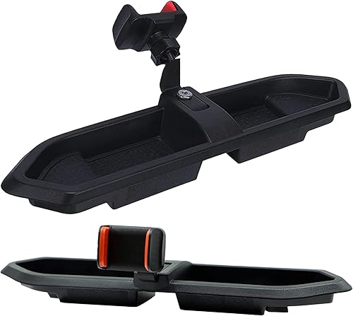 Cellet Soporte de teléfono para bandeja de tablero con almacenamiento compatiblerepuesto para Jeep Wrangler JL, JLU (2018-2023), Jeep Gladiator JT