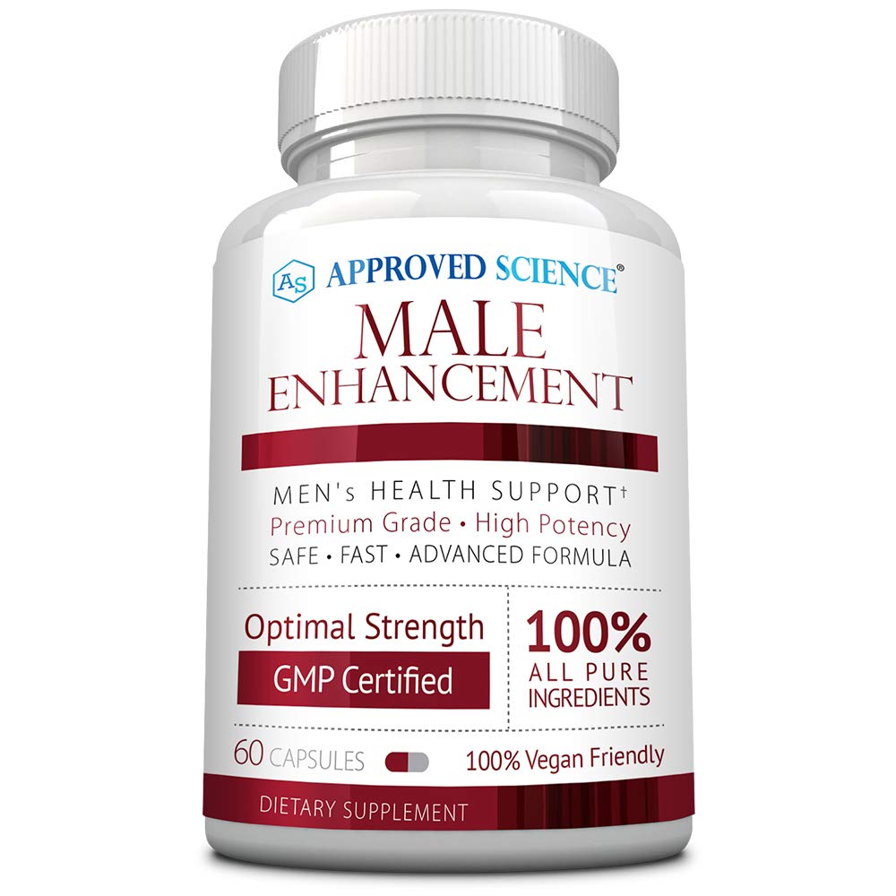 Approved Science® Male Enhancement - Boost Performance and Increase Drive - 60 Vegan Friendly Capsules (1 Bottle)