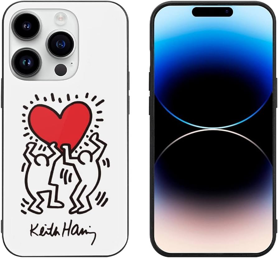 Amazon.co.jp: iPhone 14 Proケース キースヘリング ストリートアート