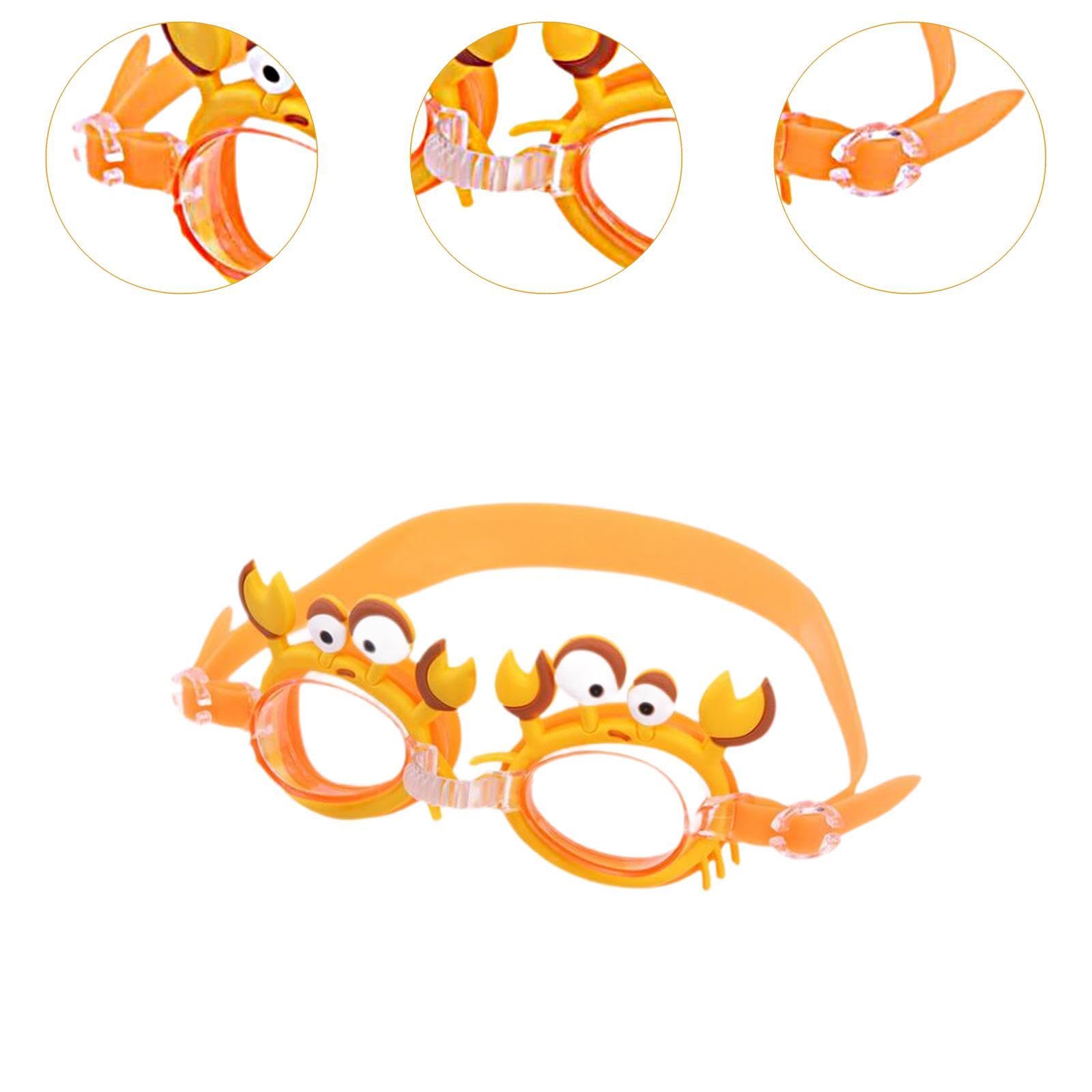 Oshhni 6X Lunettes de Natation pour Enfants, Thème Animé, Étanches, Activités Aquatiques
