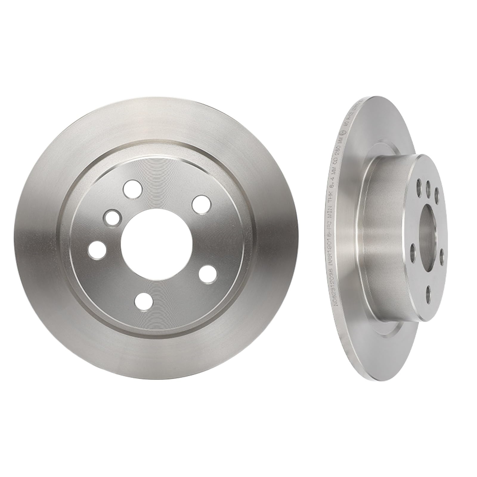 Frankberg Set freni incl. 2x Dischi Freno + 4x Pastiglie dei Freni Posteriore Compatibile con Serie 1 F40 2 Active Tourer F45 M.i.n.i Countryman F60 X2 F39 Replace# 34216864141