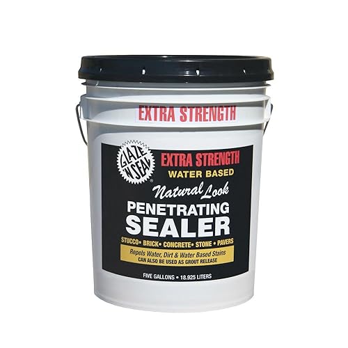 Glaze 'N Seal Sellador penetrante de aspecto natural extra fuerte, 5 galones (184)
