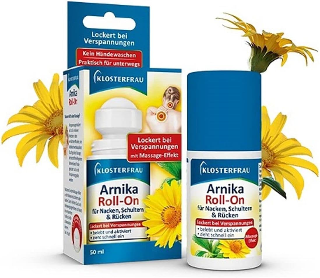 Arnika Roll-On für Rücken, Schulter & Nacken, 50 ml Solution