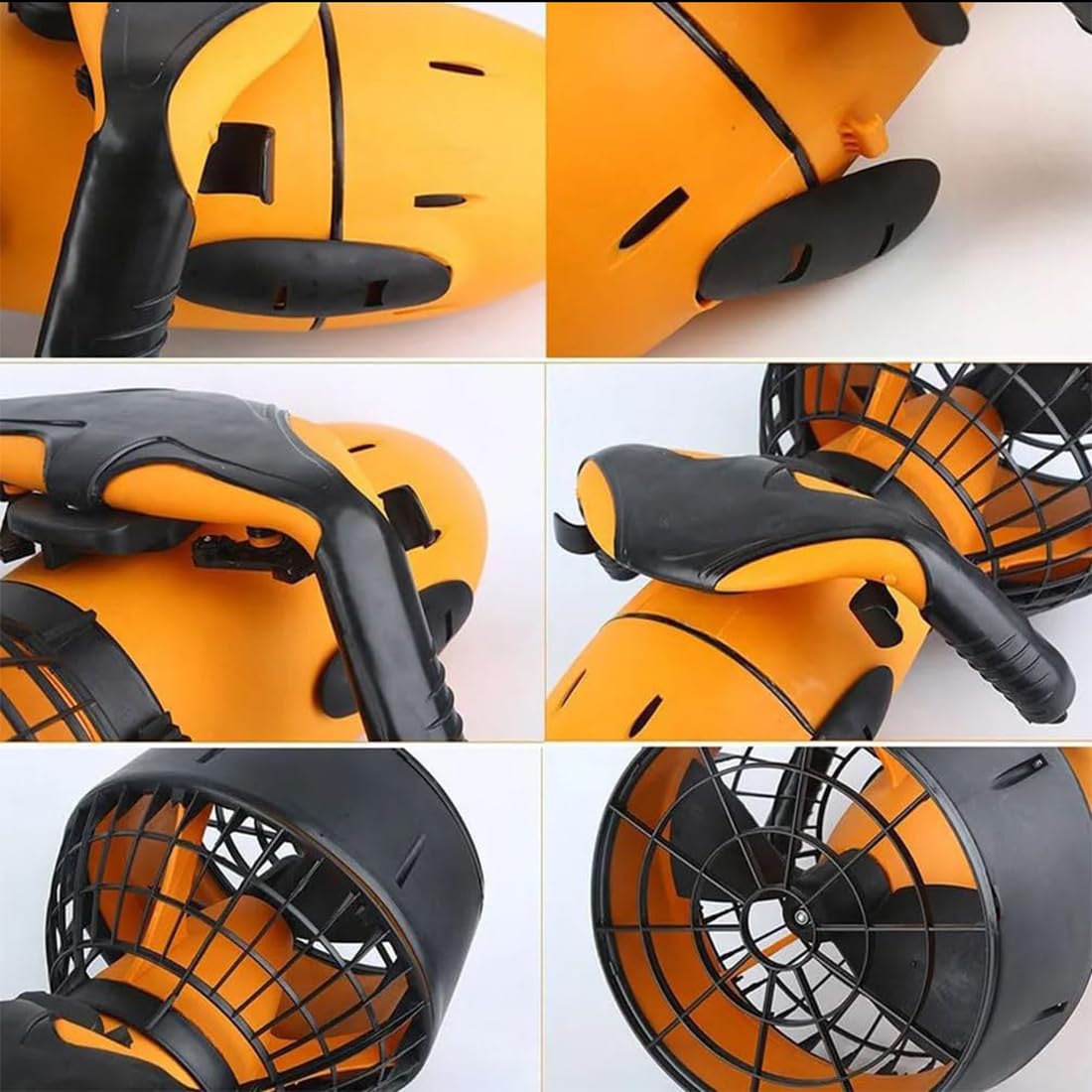 Scooter Elettrico subacqueo da 300 W, Booster sommergibile Portatile per Nuoto, Dispositivo subacqueo con elica ad Acqua per Piscine per Sport Acquatici, Immersioni, Snorkeling e Avventure Marine