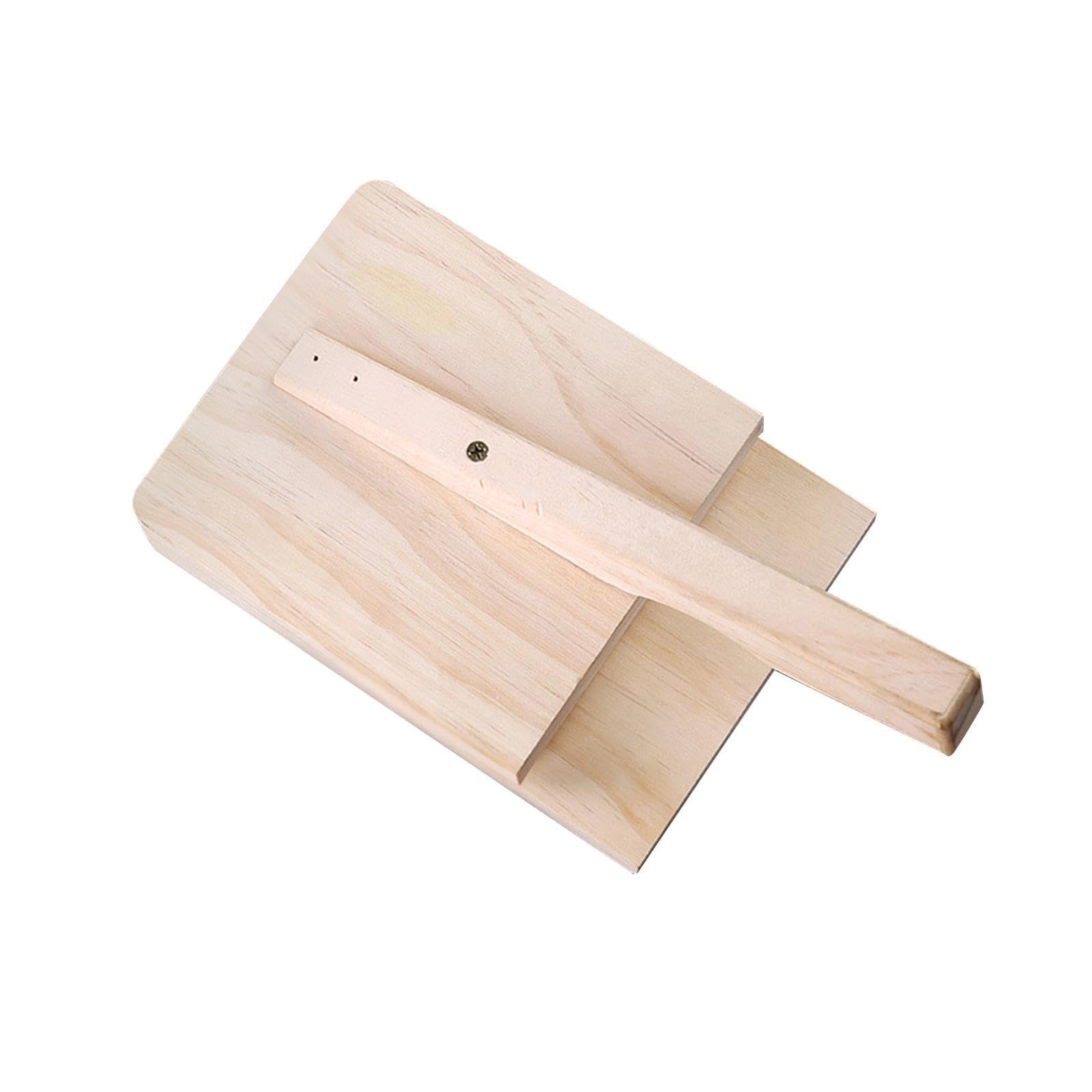 YIXANNX Dumpling Skin Maker Wooden Tortilla Press All Occasions Fast Convenient Kitchen Gadget Corn Tortillas Sugar Pancakes Doughs Pressing Tool Italian