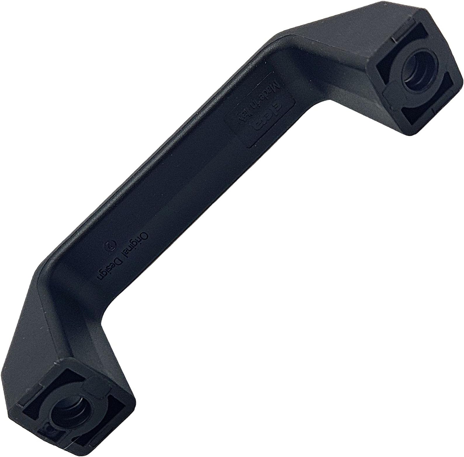Industrial Drawer Pull Handle | Plastic Handle | Pack of 4 | 109 mm | Matte Black Plastic Pull Handle for Front Mounting | Plastic Drawer Pulls for Industrial Tools, Cabinets, Drawers