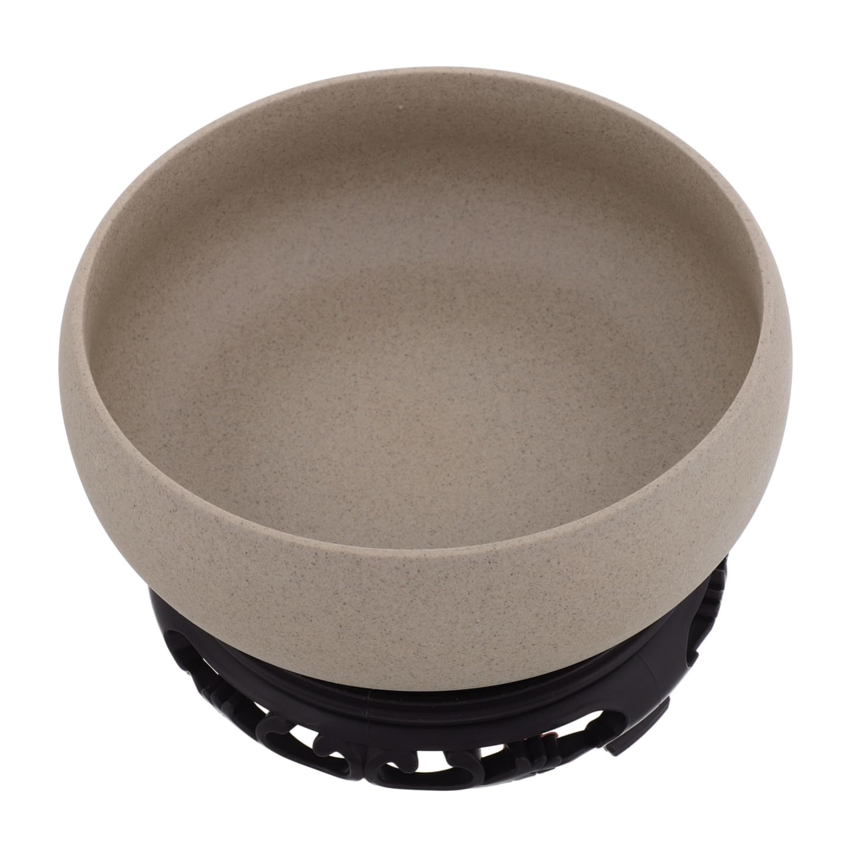 Pot de fleurs en porcelaine bleue et blanche pour plantes d'intérieur et lotus