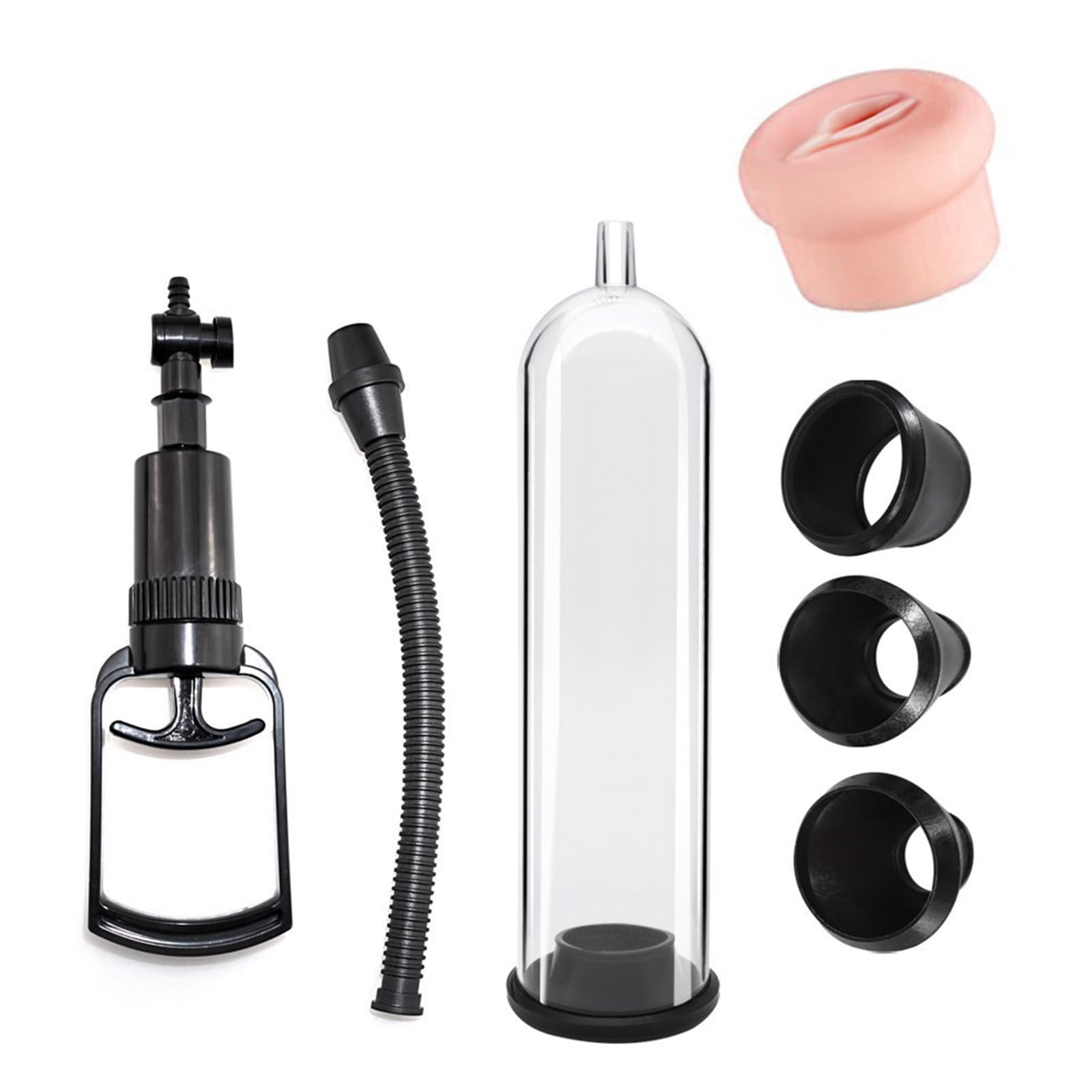 BDSMLOVE pompa per pene con vagina, pompa a vuoto per uomini, masturvatore per uomo, vacuum device estensore per uomo per l'ingrandimento del pene, masturbatore sexy toys
