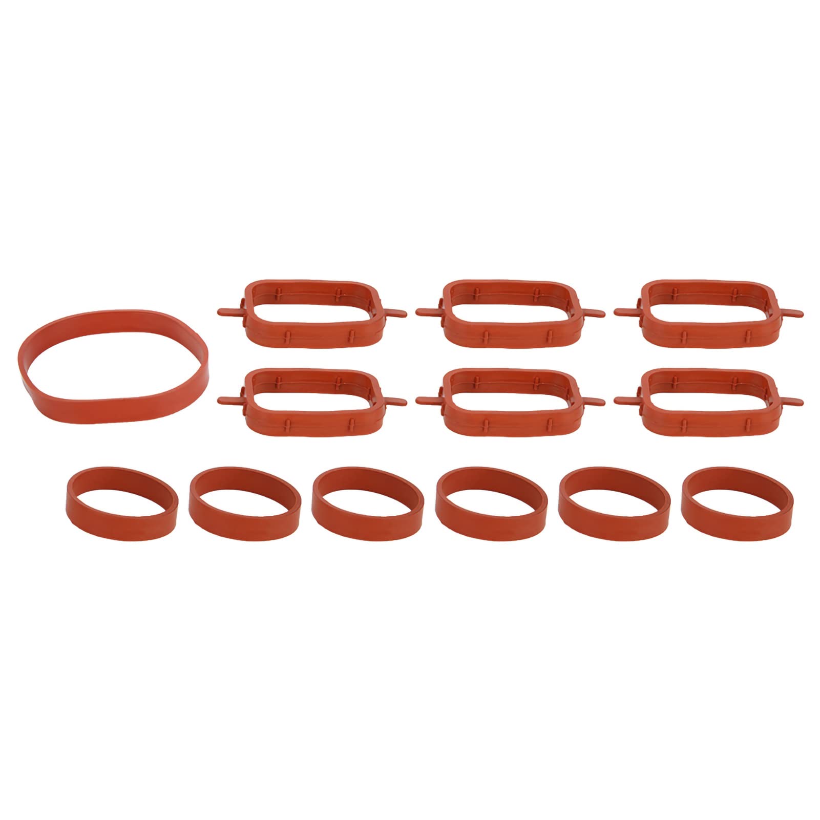 Drallklappen 6x22mm Motor Drallklappen Delete Blindstopfen Set mit Gummidichtungen für M57 / M57D25(Blau)