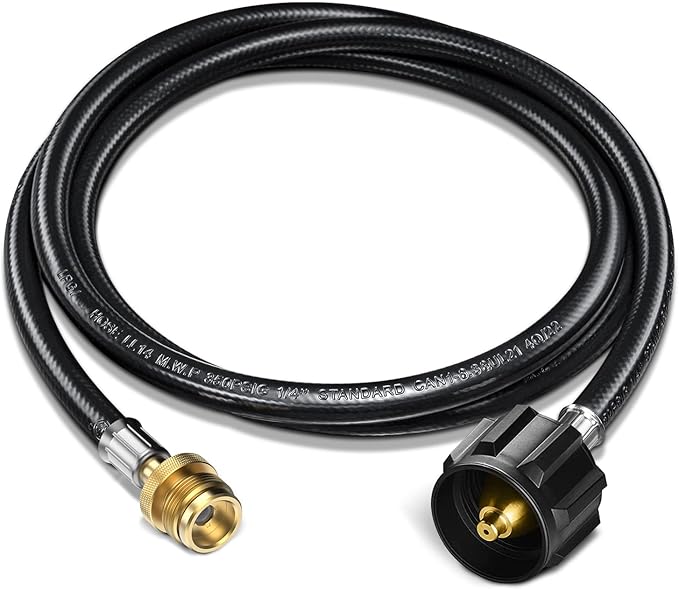 Alloxity 6FT Propane Hose Adapter 1lb to 20lb, Propane