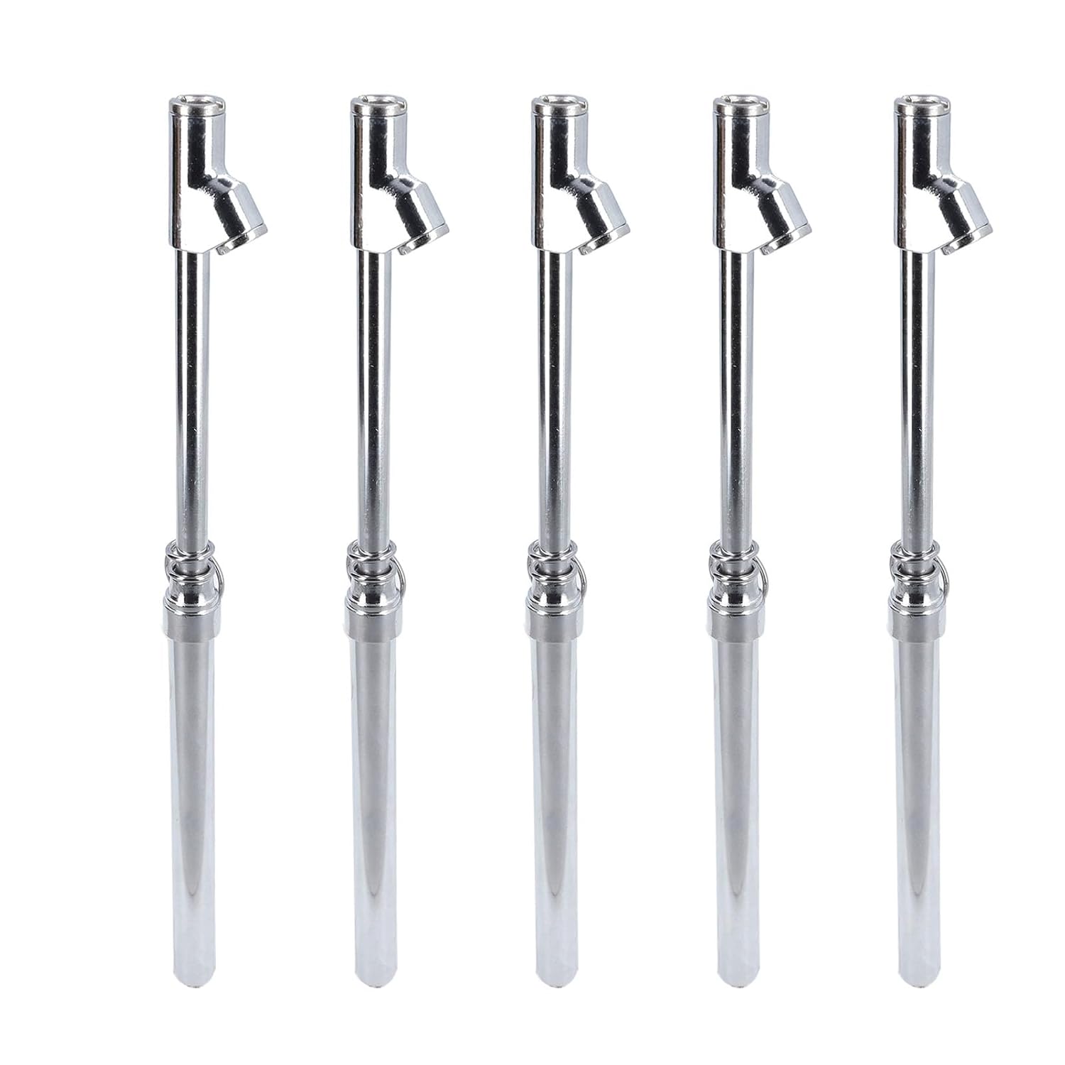 FLEXMAN 5Pcs Pencil Tire Pressure Gauge, Car Tire Pressure Gauge, Air Pressure Gauge for Tires, Tire Gauge for Trucks, Cars, Suvs, RVS, Atvs, Bicycles or Motorcycles