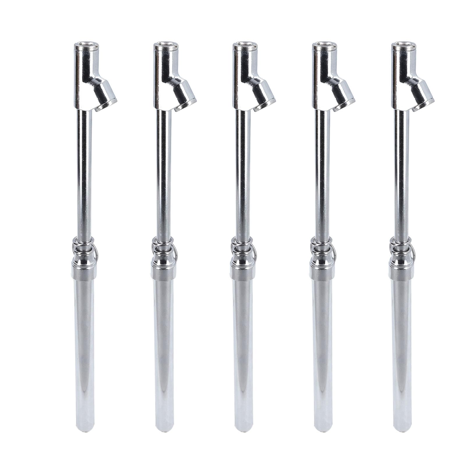 Manomètre de pression des pneus, 5 pièces outils de réparation de pneus de jauge d'air de service automatique de camion de voiture avec 10-150PSI 80-1040KPa