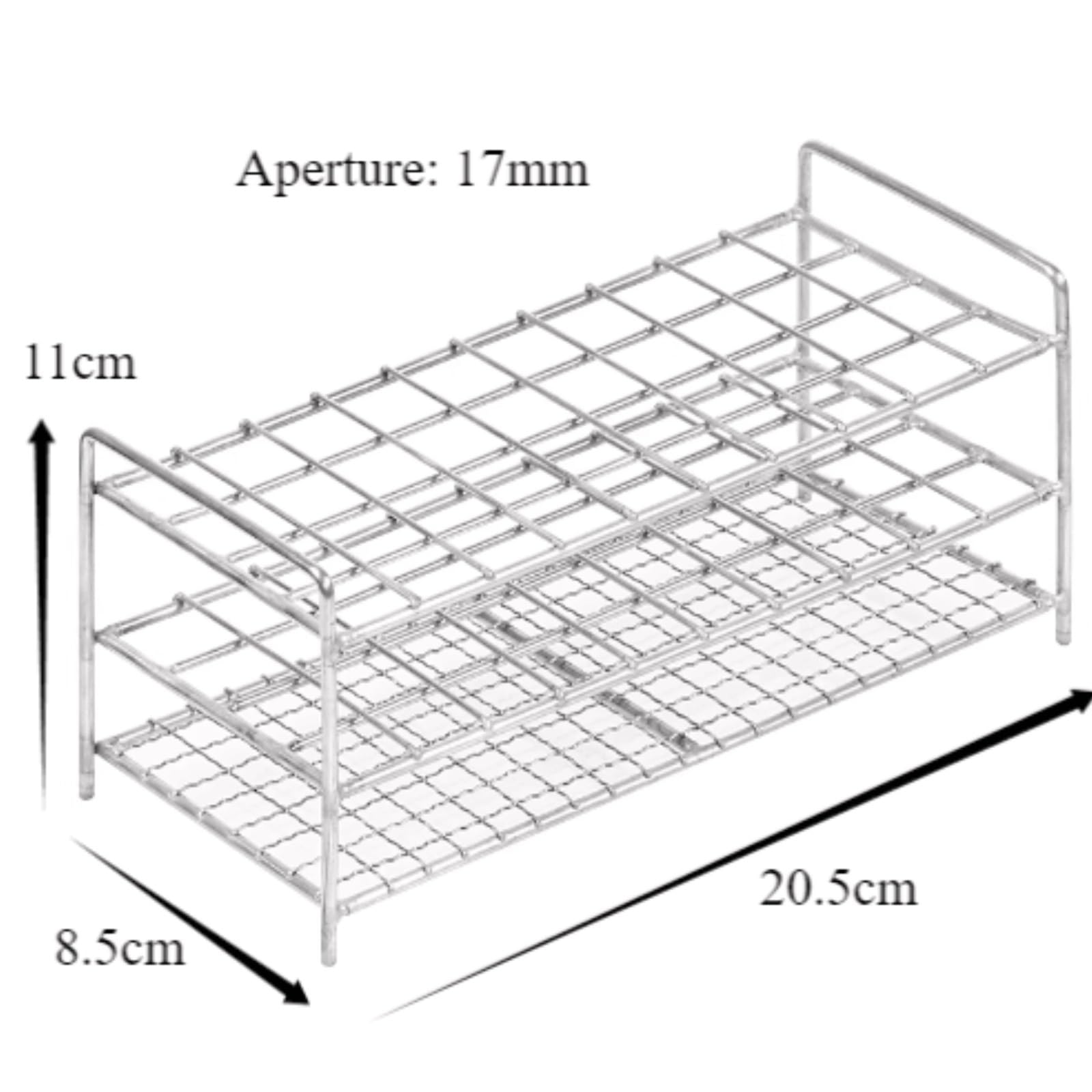 Scientifica Portaprovette Supporto For Provette Da Laboratorio Con 40 Fori For 15 Ml Supporto Per Provette