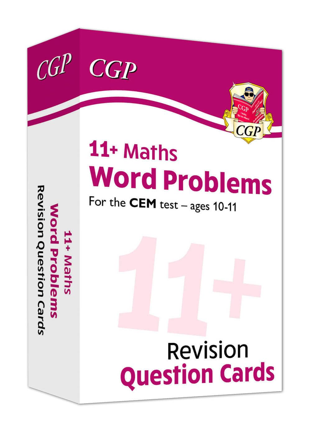 11+ CEM Revision Question Cards: Maths Word Problems - Ages 10-11: for the 2026 tests (CGP CEM 11+ Ages 10-11)