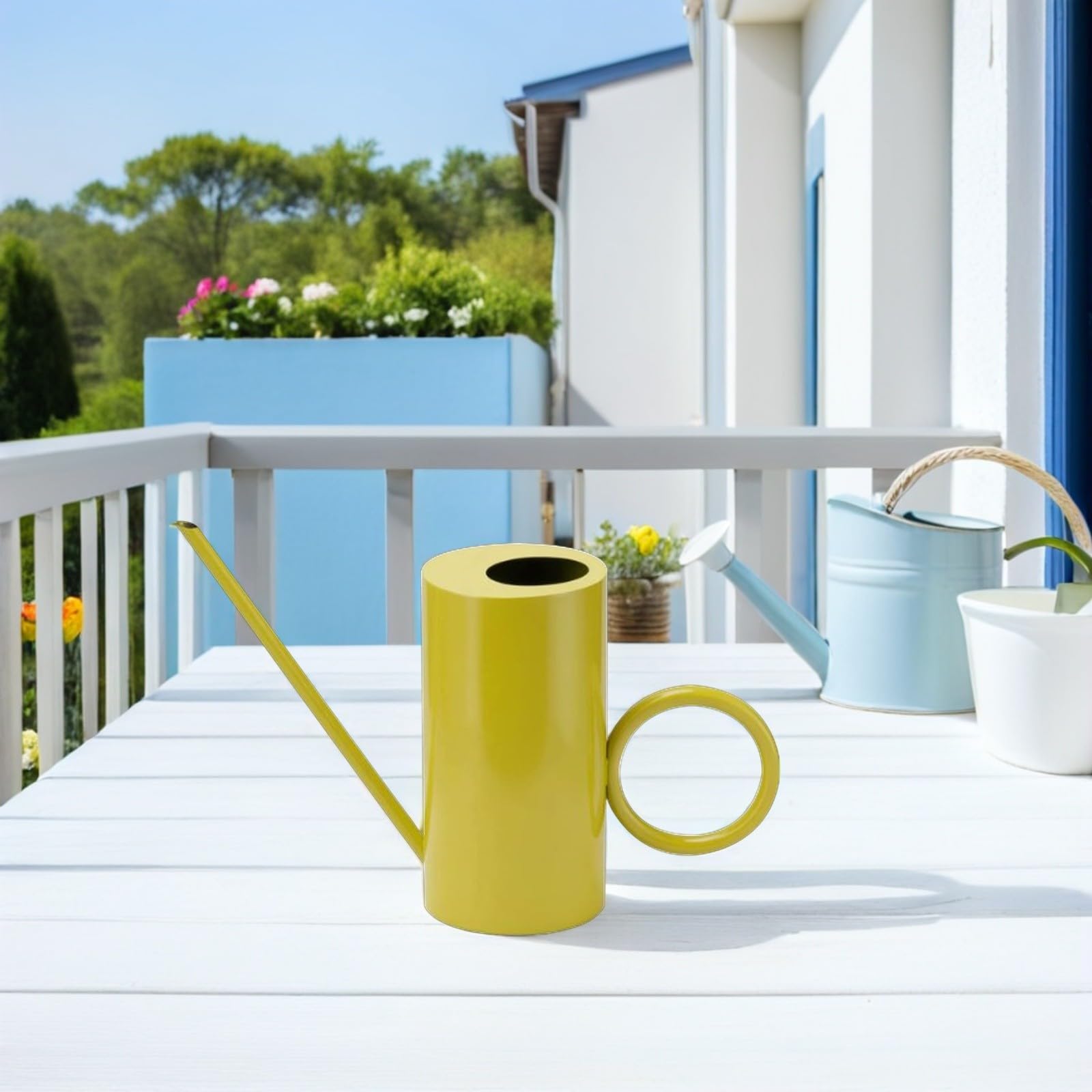 Regadera de Acero Inoxidable con Boquilla Larga, 1500 Ml