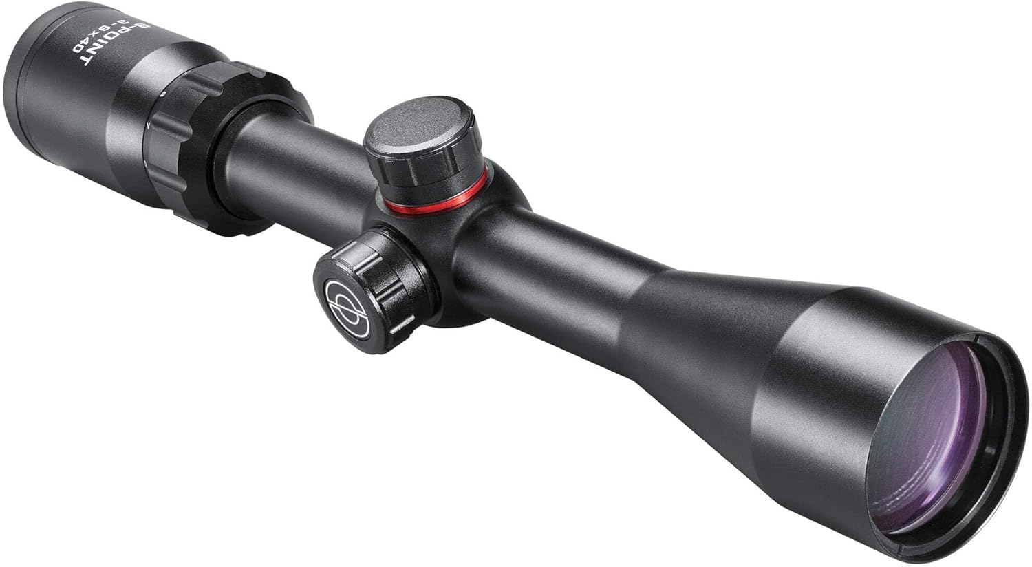 Simmons 8-Point 3-9x40mm Riflescope, angled view showing turrets