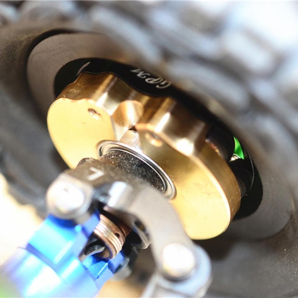 Pendulum Wheel Knuckle Weight with Alloy Lid + 21mm Hex Adapter, Blue