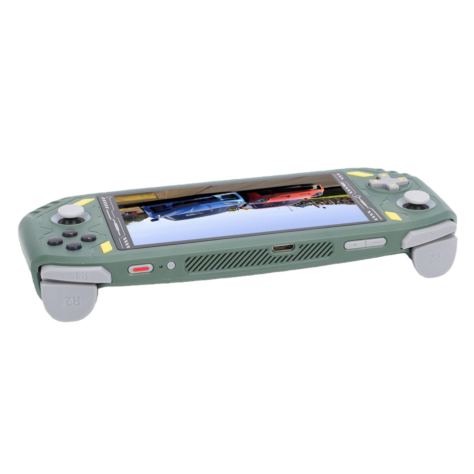 Generic Console di Gioco Portatile EE4.7 Plug and Play Due Controller Azione Multigiocatore Immediata (GREEN)