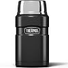Thermos Stainless King Food Flask, 710ml Capacity - Sleek Multi- Purpose Flask for Daily Food Prep - Durable Stainless Steel with Gun Metal Finish - Ideal for On-the-Go Meals & Drinks