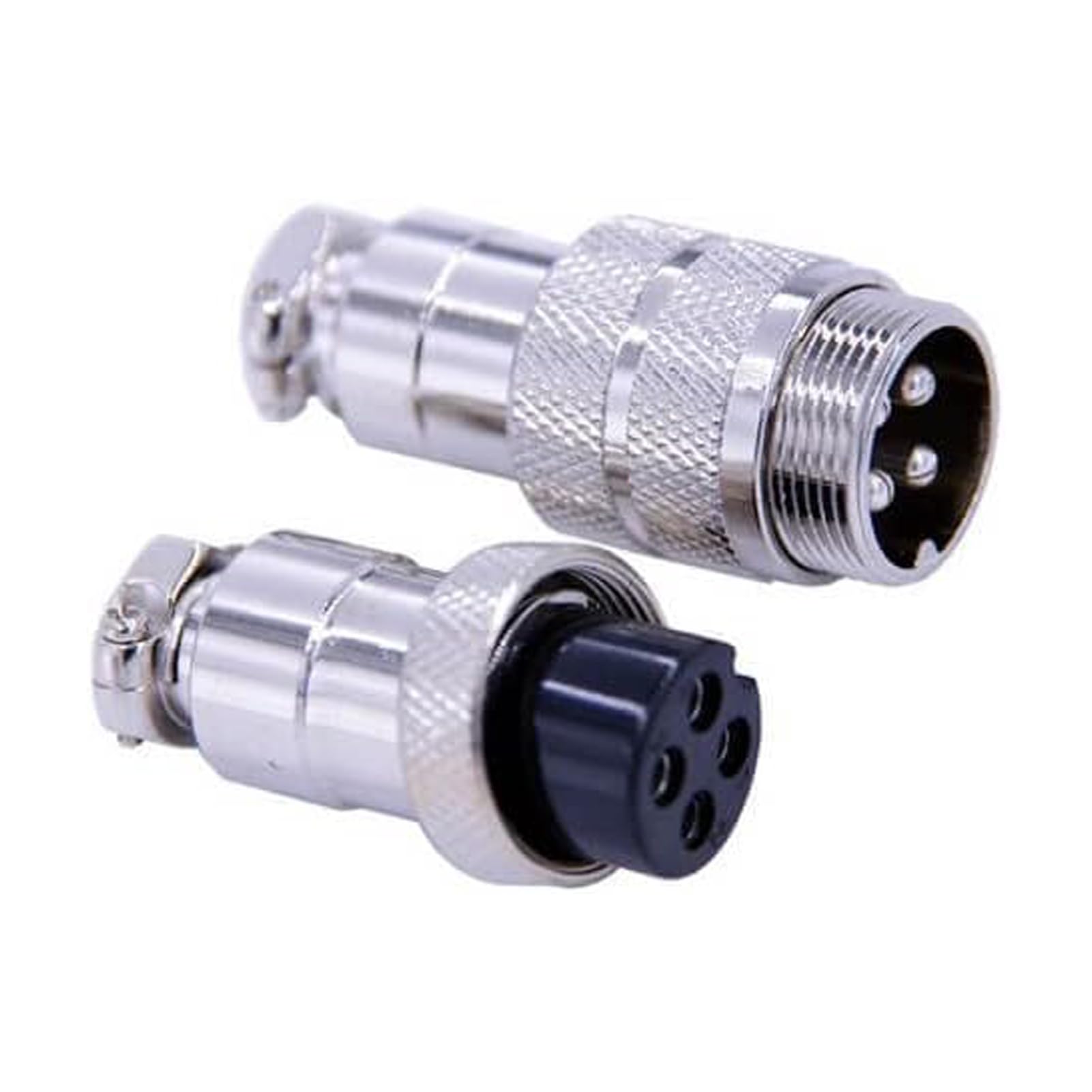 ZBLZGP Weipu WS24 4-poliger Stecker - Industrieller Rundstecker Schottlöt