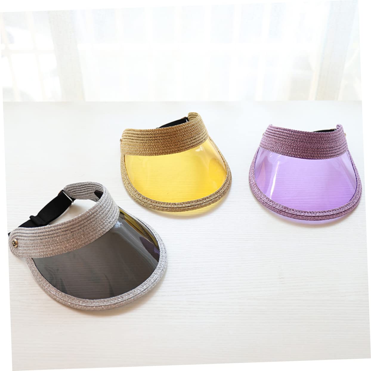 Toddmomy 3 Uds De Gorros De Verano para Bebé Gorro De Pelotas De Tenis para Niños Gorro Ancho De Playa De Verano para Niño Y Niña Sombrero De Copa Vacío Plegable Y Empacable para Bebé