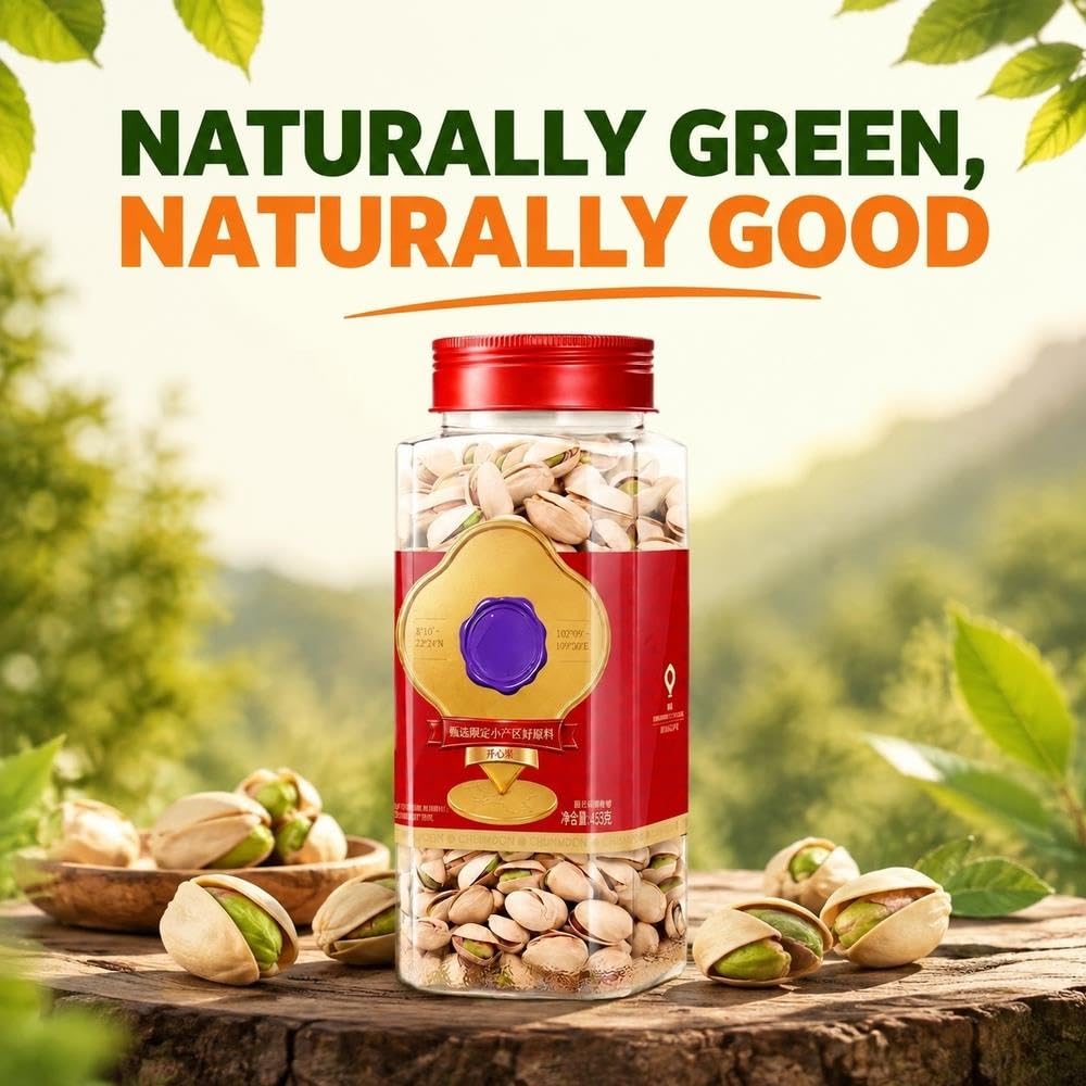 Pistacchi Tostati Con Guscio Vaso Da 458g
