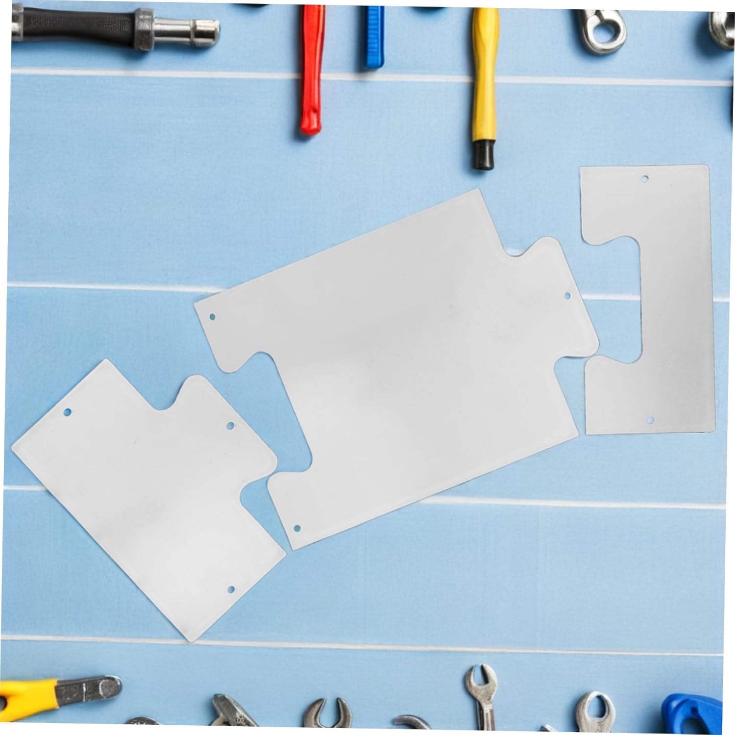 Heavy Duty Stainless Steel Door Kick Plate Xin with Satin Finish Anti-Scratch Metal Push Plate for Interior Exterior Front Back Doors Corrosion Resistant Protection