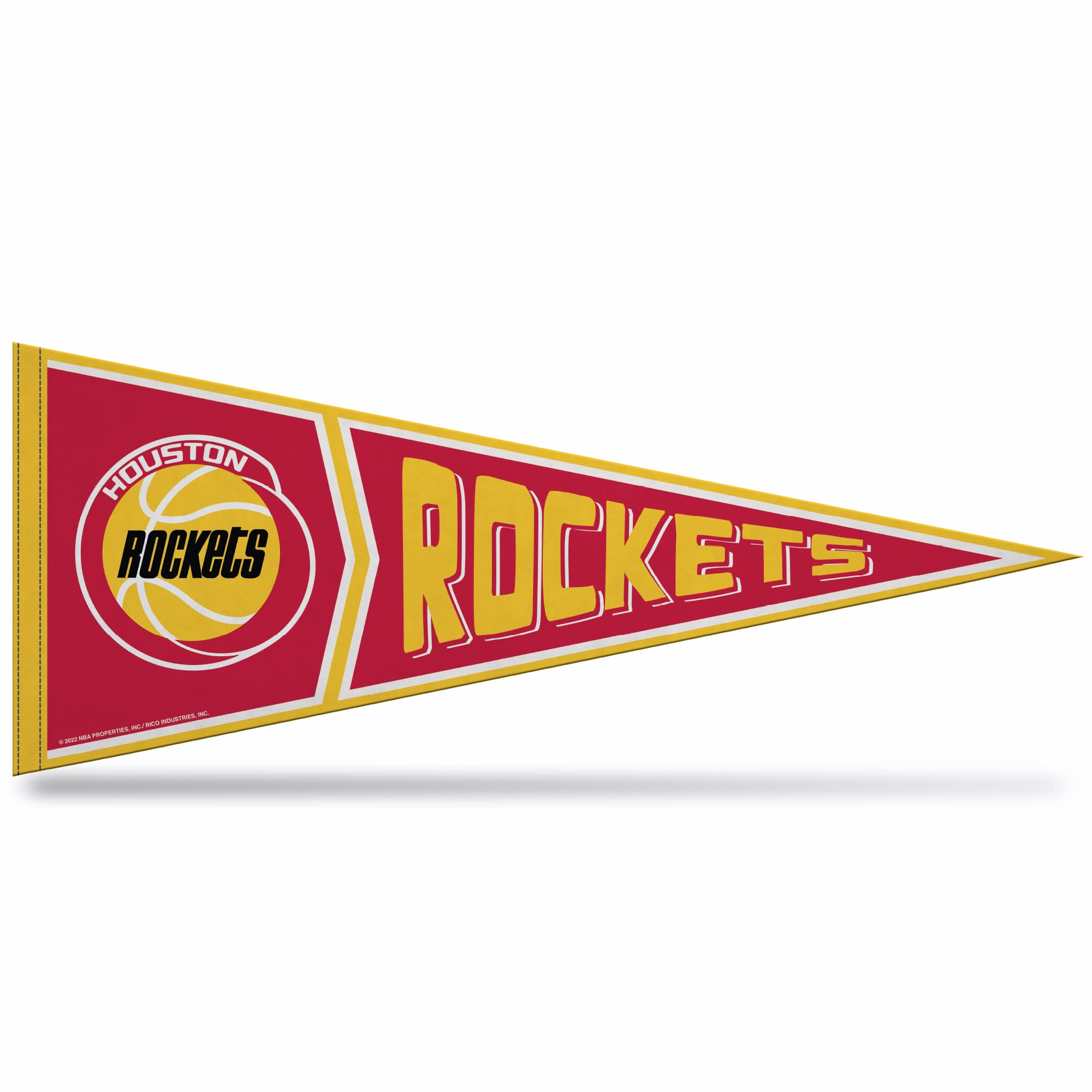Rico Industries NBA Basketball 12" x 30" Felt Wall Décor Pennant - Great for Home/Bed Room/Man Cave Décor