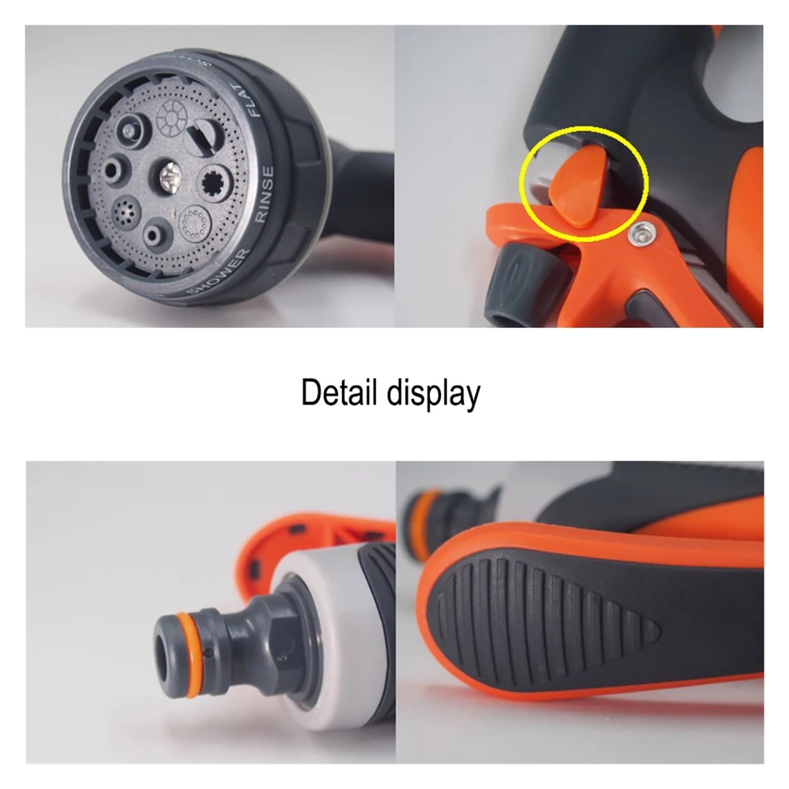Pistola De Riego For Jardín, Pulverizador Alta Presión 8 Modos, Boquilla Ajustable For Planta, Aspersor PrevencióN De Fugas De Alta PresióN