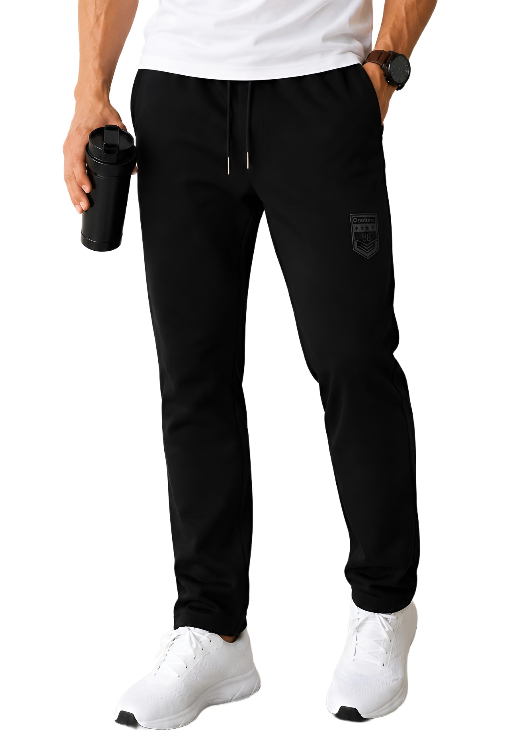 Track Pants for Man | Men Track Pants – Combed Cotton Hosiery Lower | Straight Fit Gym, Running & Workout Track Pant with Drawstring, 2 Zipper Pockets & Back Pocket-picture-21
