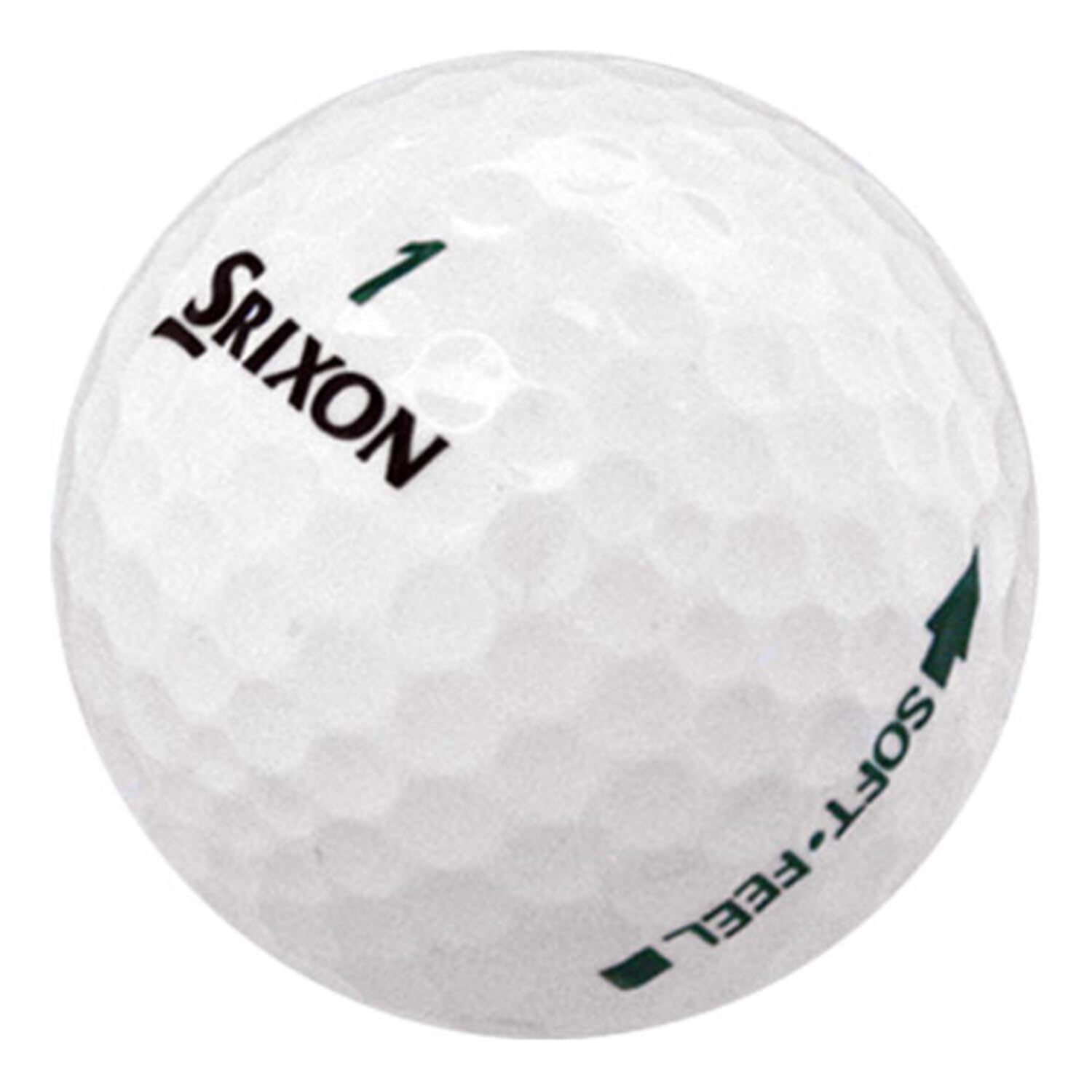 LostGolfBalls - 36 Srixon Soft Feel Golf Balls in Near Mint Condition, AAAA Quality, Recycled Used Golf Balls, Best Value Golf Balls, White