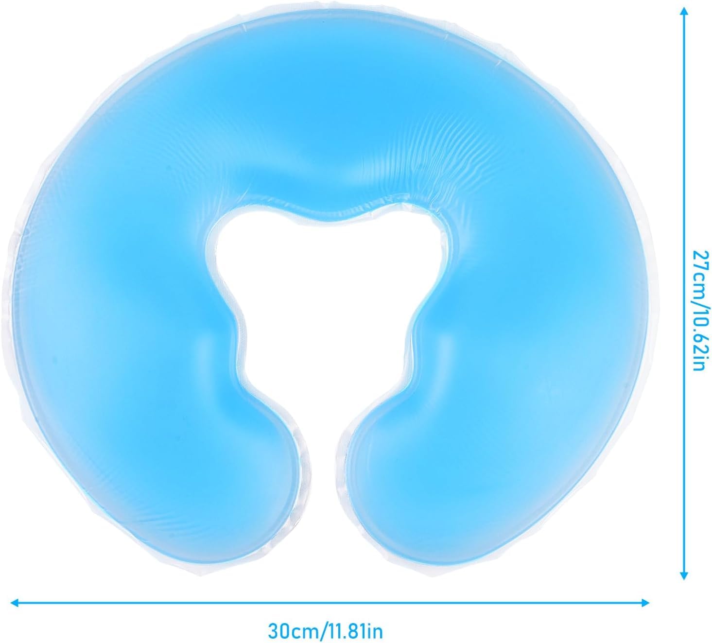 Coussin de Spa en Silicone, Coussin Facial en Silicone, Coussin de Gel pour Massage de la Tête, Coussin de Gel Facial pour Table de Massage, Coussin de Gel Facial, Dispositif de Massage Spa pour la