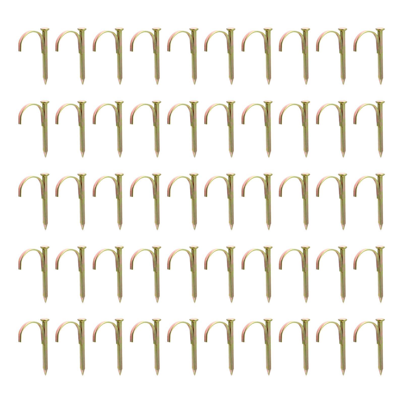Clous de fixation robustes en acier pour tubes de 1 pouce anti-déformation