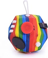 Vista 8 de Mini Cubos de Dedos, Juguetes Fidget Geniales para Niños y Adultos con Ansiedad, TDAH, Autismo y Alivio del Estrés (Verde)