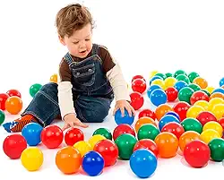 Pensou Comprou 100 Unidades Bolinhas Coloridas Que Não Amassam, Plástico Atóxico, Resistentes, Seguras, Leves, Piscina, Cercadinho, Playground, Festa