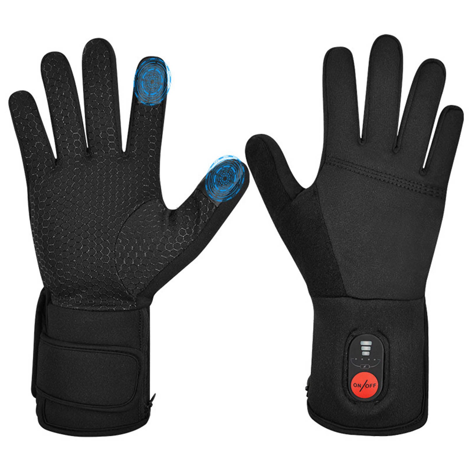 Guantes de batería calefactables para esquí patinaje y mecanografía