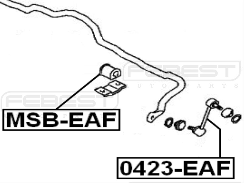Amazon.com: Mb892981 - Front Stabilizer Link/Sway Bar Link For  