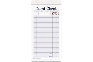 Adams Guest Check Receipt Pad