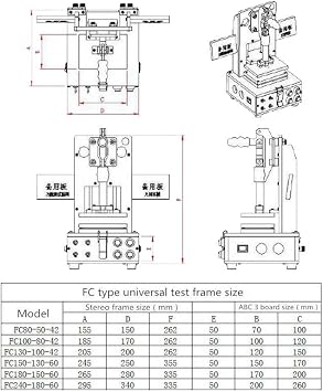 Universal Test Frame PCB Testing Jig PCBA Test Fixture Tool Bakelite Fixture Test Rack (Type 80-50-42)