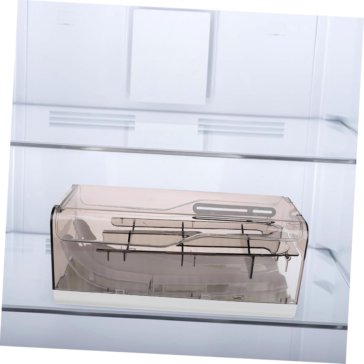 Transparent Rolling Egg Storage Container for Refrigerator Space Saving Egg Dispenser with Capacity Kitchen for Easy Access and Freshness