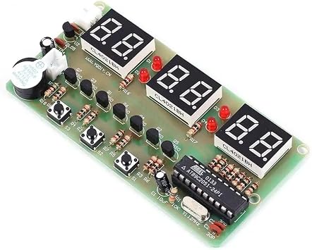 DUTTY DIY digital clock, LED electronic clock, DIY parts