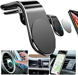 Suporte de Celular Magnético Veicular Universal Giratório 360 Com Imã Para Uber Táxi Carro