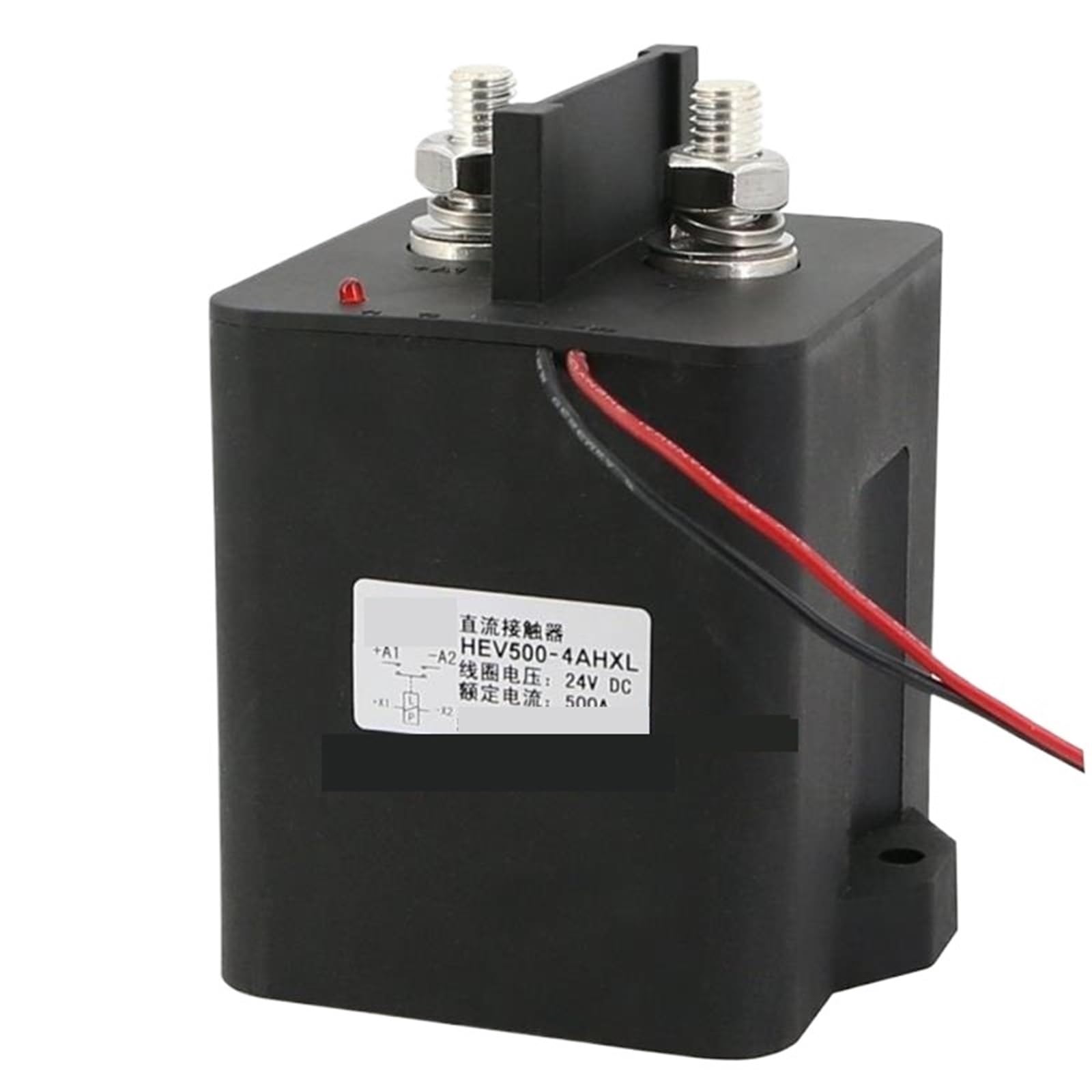 Relé de Potencia de contactor de Alto Voltaje HEV500-4AHXL, 450 V, 500 A, for vehículos eléctricos, fotovoltaicos, Coches y Barcos.(Coli Voltage 72VDC)